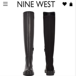 Nine West Tread Over The Knee Lug Sole Boots size 5 - brand new never worn